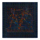 Lee Mullican, Shooting Night, 1975, oil on canvas