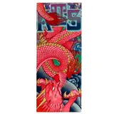 Gajin Fujita, Kiis Dragon, 2000, acrylic, spray paint, gold leaf and silver leaf on panel