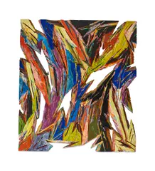 Charles Arnoldi, Sister Fletcher, 1986, acrylic on plywood, diptych