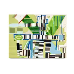 Brad Eberhard, Mod Lang, 2007, acrylic on canvas on board