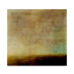 Joan Nelson, Untitled (#69), 1986, oil pigment and encaustic on board