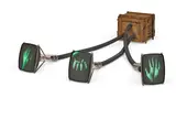 Alan Rath, Ambivalent Desire, 1988, wood, steel, acrylic, custom electronics, CRT