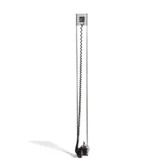 Alan Rath, Floor Lamp #8, 1991, aluminum, electrical parts, halogen bulb