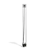 Alan Rath, Floor Lamp #8, 1991, aluminum, electrical parts, halogen bulb