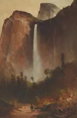 Edward Rufus Hill, Bridal Veil Falls, oil on canvas