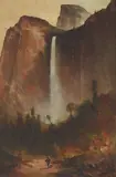 Edward Rufus Hill, Bridal Veil Falls, oil on canvas