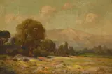 Angel Espoy, Landscape, oil on canvas