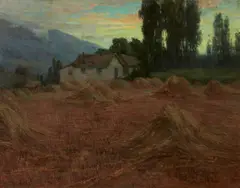 Benjamin Brown, Pasadena Farm, oil on canvas