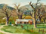 Emil Kosa Jr., Ranch with Horses