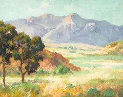 Maurice Braun, The Valley (San Diego County), oil on canvas
