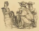 Phil Paradise, Four Seated Figures