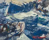 Arthur Edwaine Beaumont, Naval Battle Scene