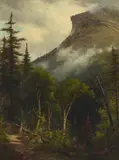 David Johnson, Old Man of the Mountain (New Hampshire), oil on canvas