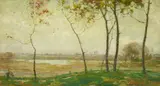 Chauncey Foster Ryder, The Marshes, oil on canvas