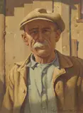 Victor Forsythe, The Ranch Hand, oil on canvasboard