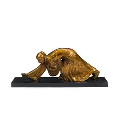 Fritz White, The Corn Planter from the Pueblo Collection series, bronze with gold patina