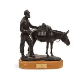 Victor Forsythe, Pals, bronze with brown patina