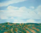Arthur Okamura, Landscape, oil on canvas