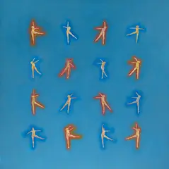 Glowings by Arthur Okamura, oil on canvas, sold Feb 2023