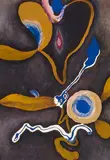 Arthur Okamura, Flame Flower, oil on canvas