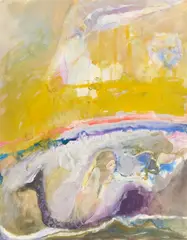 Arthur Okamura, Sea Nymph and Untitled (a group of two), first signed and dated 'OKAMURA '61' (upper right) and titled on a gallery label (on the reverse); second signed and dated 'OKAMURA 66' (lower right)