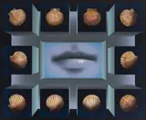 Charley Brown, Seashell Lips, circa 1973, acrylic on canvas