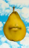 Charley Brown, Floating Pear, acrylic on canvas