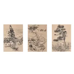 Philip Little, Three Coastal Village Scenes
