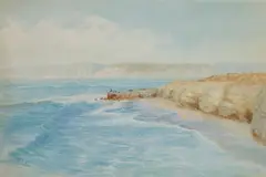William Lees Judson, Laguna Coast, circa 1920, watercolor on paper