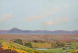 Albert Mundhenk, Springtime (Salinas Valley), gouache on paper