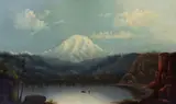 Eliza Barchus, Mt. Hood, oil on canvas