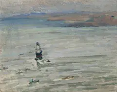 Joseph Raphael, Entrance to the San Francisco Bay, oil on board