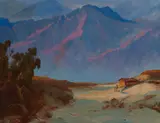 Jean Mannheim, Coachella Valley, oil on canvas
