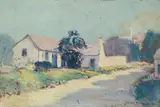 Arthur Dominique Rozaire, French Canadian Farm House, Morning Light and Clouds over a Landscape (a group of three)