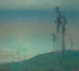 Raymond Nott, Eucalyptus Coastal, pastel on paperboard