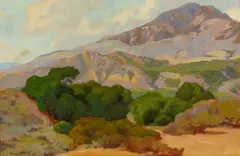 Aaron Edward Kilpatrick, California Landscape (Near Eagle Rock), oil on canvas
