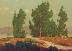 Conrad Buff, Afternoon (Landscape with Eucalyptus), 1920, oil on canvas