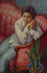 Mischa Askenazy, My Daughter, oil on canvas