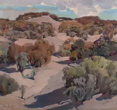 Jack Lauritz, Sage on the Desert, oil on canvas