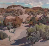 Jack Lauritz, Sage on the Desert, oil on canvas