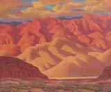 Oscar Vincent Galgiani, Sierra Seco (Mountain Landscape), oil on canvas