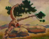 Ben Messick, The Sentinel, oil on canvas