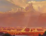Jean Pierre Trevor, Thunderhead, acrylic on board