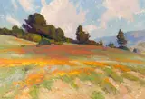 Kevin MacPherson, California Color, oil on canvas