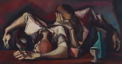 Francis de Erdely, After the Drink, oil on Masonite