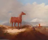 Alvan Fisher, The Leader of the Herd, oil on canvas