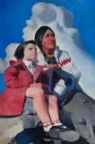 Leslie Emery, An Indian Story, circa 1934, oil on board