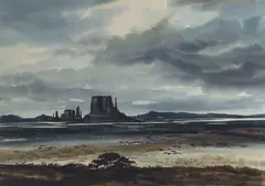 Victor Amadio, Monument Valley, watercolor on paper
