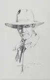 Robert, Study of 'Gooch', pencil on paper