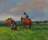 William Henry 'Hank' Ford, Big Sky, oil and acrylic on board
